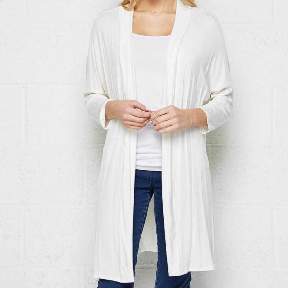 Cream Honeyme Cardigan